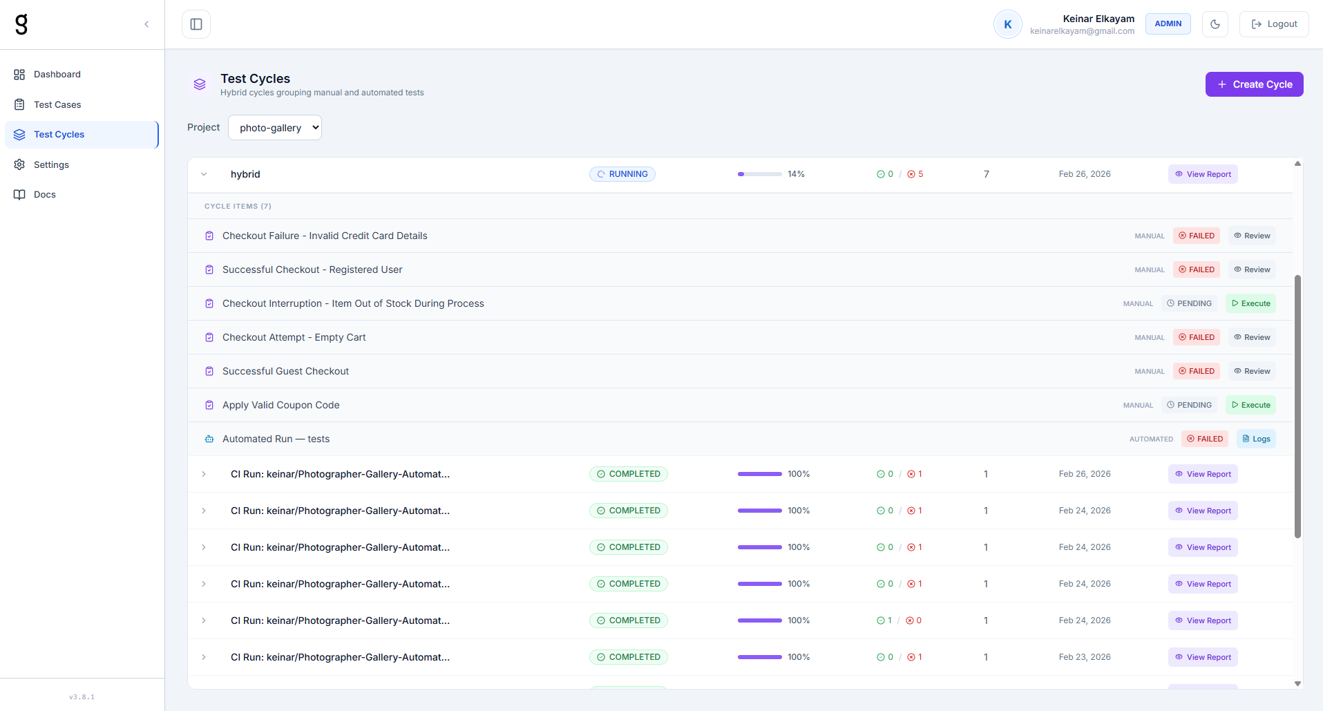 Agnox Flakiness Detective